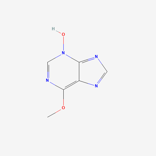3-hydroxy-6-methoxypurine (CAS: 19039-46-4) - Chemical Structure and Molecular Formula 