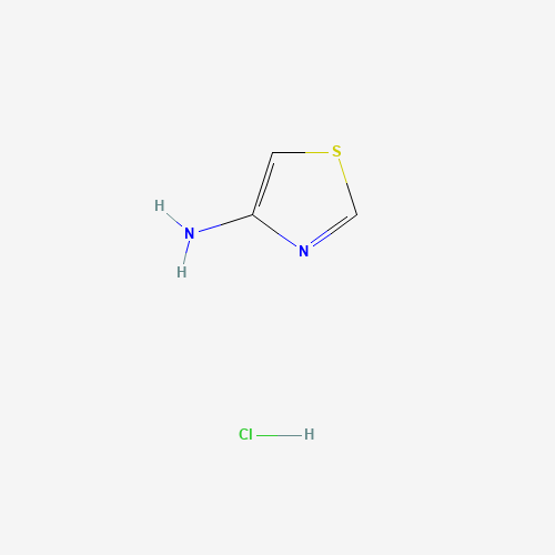 1,3-thiazol-4-amine;hydrochloride (CAS: 59134-95-1) - Chemical Structure and Molecular Formula 