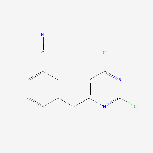 3-[(2,6-dichloropyrimidin-4-yl)methyl]benzonitrile (CAS: 927679-36-5) - Related Chemical Product