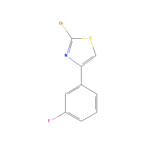 2-bromo-4-(3-fluorophenyl)-1,3-thiazole (CAS: 886367-85-7) - Related Chemical Product