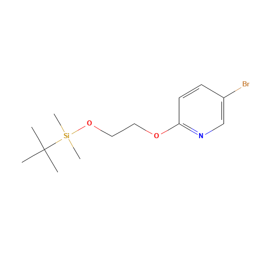 2-(5-bromopyridin-2-yl)oxyethoxy-tert-butyl-dimethylsilane (CAS: 1087352-35-9) - Related Chemical Product