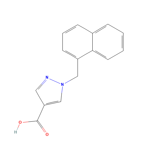 1-(naphthalen-1-ylmethyl)pyrazole-4-carboxylic acid (CAS: 1035224-62-4) - Related Chemical Product