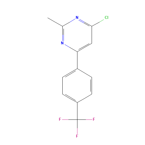 4-chloro-2-methyl-6-[4-(trifluoromethyl)phenyl]pyrimidine (CAS: 251299-41-9) - Related Chemical Product