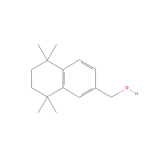 (5,5,8,8-tetramethyl-6,7-dihydronaphthalen-2-yl)methanol (CAS: 74044-40-9) - Chemical Structure and Molecular Formula 