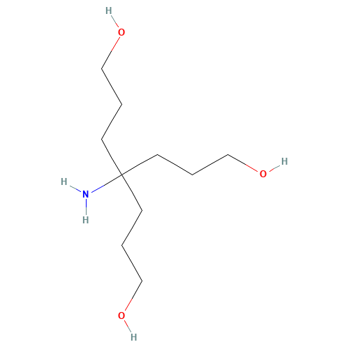 4-amino-4-(3-hydroxypropyl)heptane-1,7-diol (CAS: 116747-79-6) - Chemical Structure and Molecular Formula 