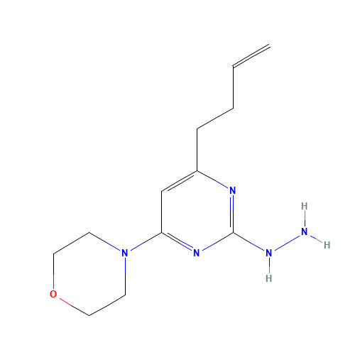 (4-but-3-enyl-6-morpholin-4-ylpyrimidin-2-yl)hydrazine (CAS: 845534-17-0) - Related Chemical Product