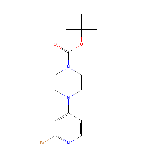 tert-butyl 4-(2-bromopyridin-4-yl)piperazine-1-carboxylate (CAS: 1266118-96-0) - Related Chemical Product