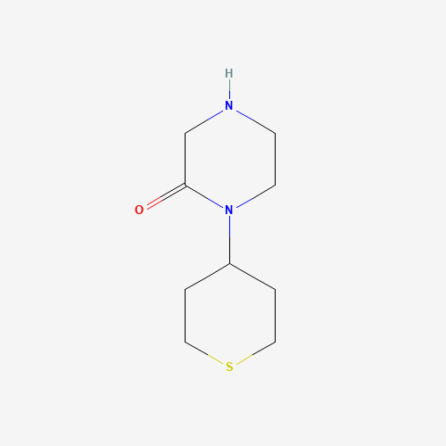 1-(thian-4-yl)piperazin-2-one (CAS: 1284248-30-1) - Chemical Structure and Molecular Formula 