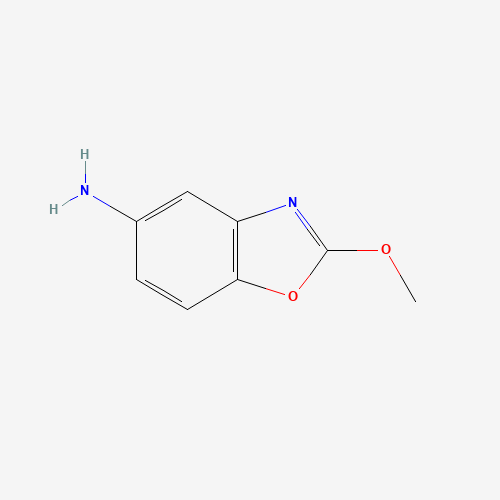 2-methoxy-1,3-benzoxazol-5-amine (CAS: 1313868-77-7) - Chemical Structure and Molecular Formula 