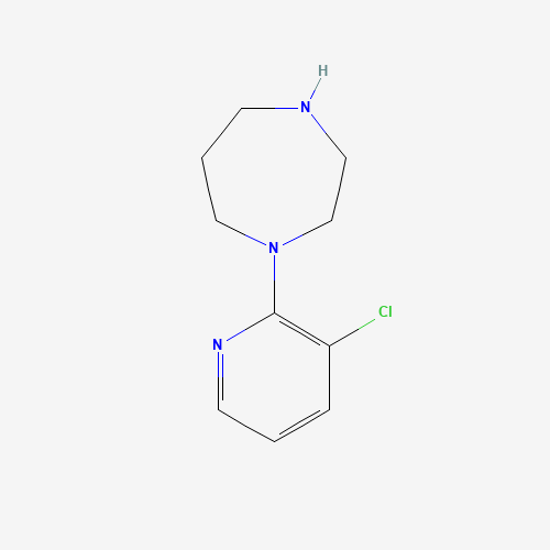 1-(3-chloropyridin-2-yl)-1,4-diazepane (CAS: 902837-06-3) - Chemical Structure and Molecular Formula 