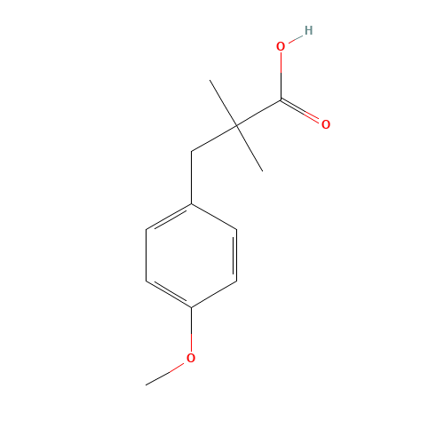 3-(4-methoxyphenyl)-2,2-dimethylpropanoic acid (CAS: 29206-06-2) - Related Chemical Product
