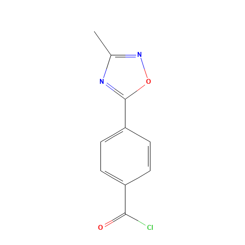 4-(3-methyl-1,2,4-oxadiazol-5-yl)benzoyl chloride (CAS: 876316-26-6) - Related Chemical Product