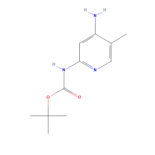 tert-butyl N-(4-amino-5-methylpyridin-2-yl)carbamate (CAS: 1311254-79-1) - Related Chemical Product