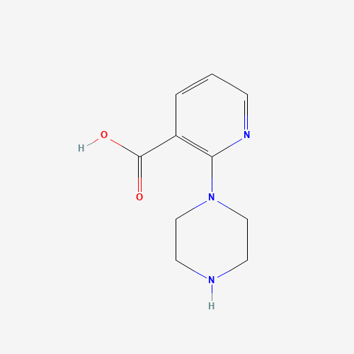 2-piperazin-1-ylpyridine-3-carboxylic acid (CAS: 374063-94-2) - Chemical Structure and Molecular Formula 