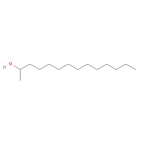 tetradecan-2-ol (CAS: 4706-81-4) - Chemical Structure and Molecular Formula 