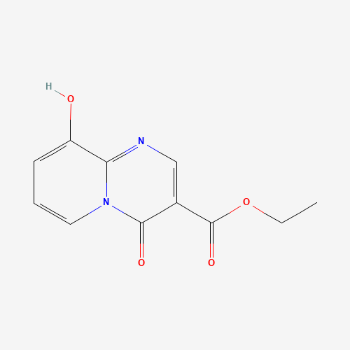 ethyl 9-hydroxy-4-oxopyrido[1,2-a]pyrimidine-3-carboxylate (CAS: 50876-74-9) - Chemical Structure and Molecular Formula 