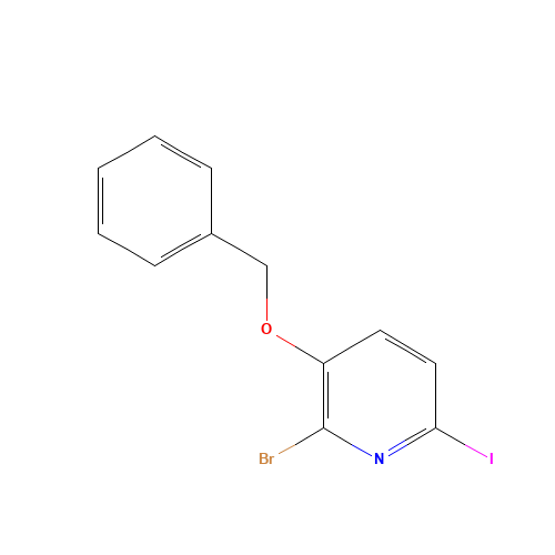 2-bromo-6-iodo-3-phenylmethoxypyridine (CAS: 443307-26-4) - Related Chemical Product