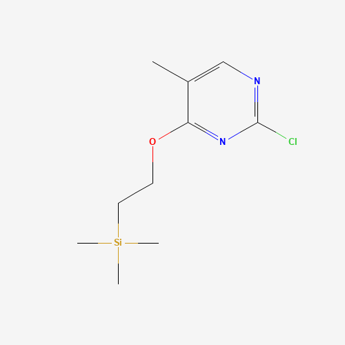 2-(2-chloro-5-methylpyrimidin-4-yl)oxyethyl-trimethylsilane (CAS: 204636-94-2) - Related Chemical Product
