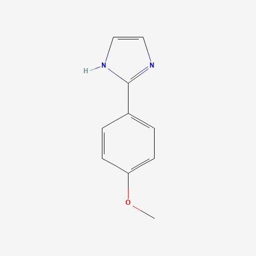 2-(4-methoxyphenyl)-1H-imidazole (CAS: 52091-37-9) - Chemical Structure and Molecular Formula 