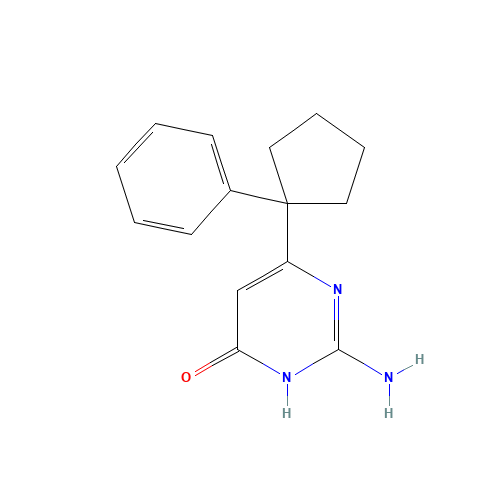 2-amino-6-(1-phenylcyclopentyl)-1H-pyrimidin-4-one (CAS: 1401964-84-8) - Related Chemical Product
