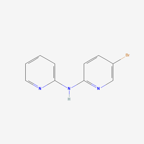 5-bromo-N-pyridin-2-ylpyridin-2-amine (CAS: 335032-97-8) - Chemical Structure and Molecular Formula 