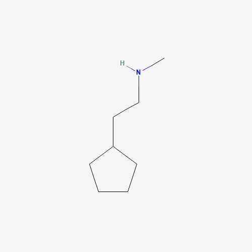 2-cyclopentyl-N-methylethanamine (CAS: 90226-28-1) - Chemical Structure and Molecular Formula 