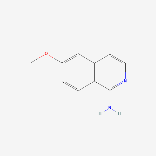 6-methoxyisoquinolin-1-amine (CAS: 266690-48-6) - Chemical Structure and Molecular Formula 