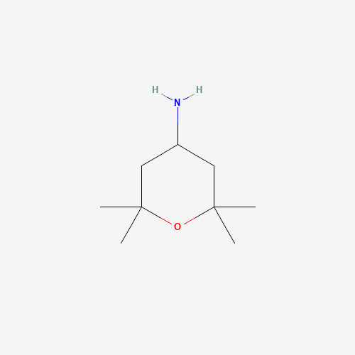 2,2,6,6-tetramethyloxan-4-amine (CAS: 1301178-43-7) - Chemical Structure and Molecular Formula 