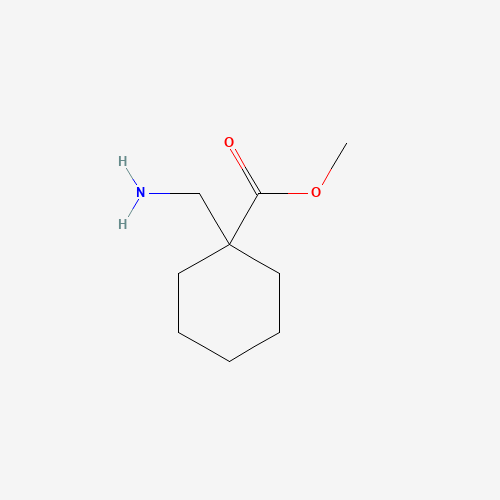 methyl 1-(aminomethyl)cyclohexane-1-carboxylate (CAS: 99092-04-3) - Chemical Structure and Molecular Formula 