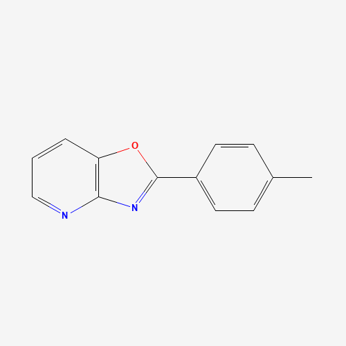 2-(4-methylphenyl)-[1,3]oxazolo[4,5-b]pyridine (CAS: 52333-87-6) - Chemical Structure and Molecular Formula 
