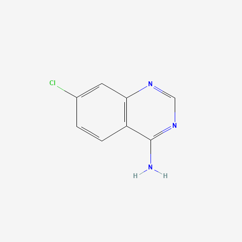 7-chloroquinazolin-4-amine (CAS: 19808-36-7) - Chemical Structure and Molecular Formula 