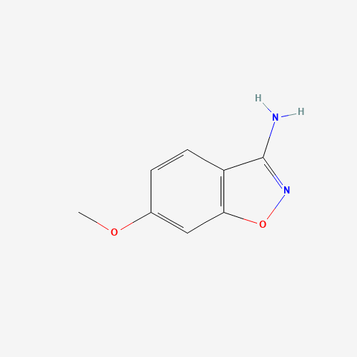6-methoxy-1,2-benzoxazol-3-amine (CAS: 157368-82-6) - Chemical Structure and Molecular Formula 