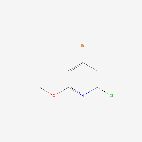 4-bromo-2-chloro-6-methoxypyridine (CAS: 1196152-02-9) - Chemical Structure and Molecular Formula 