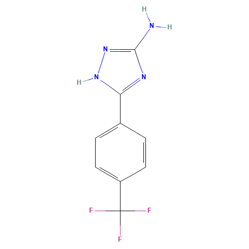 5-[4-(trifluoromethyl)phenyl]-1H-1,2,4-triazol-3-amine (CAS: 178556-79-1) - Related Chemical Product