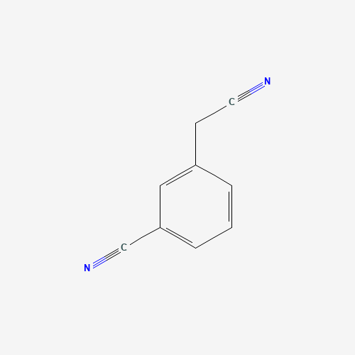 3-(cyanomethyl)benzonitrile (CAS: 16532-78-8) - Chemical Structure and Molecular Formula 