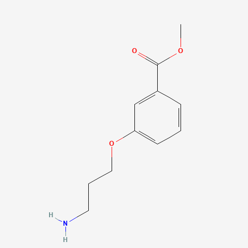 methyl 3-(3-aminopropoxy)benzoate (CAS: 892492-49-8) - Chemical Structure and Molecular Formula 