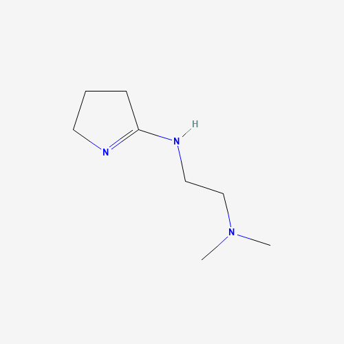 N-(3,4-dihydro-2H-pyrrol-5-yl)-N',N'-dimethylethane-1,2-diamine (CAS: 77223-31-5) - Chemical Structure and Molecular Formula 
