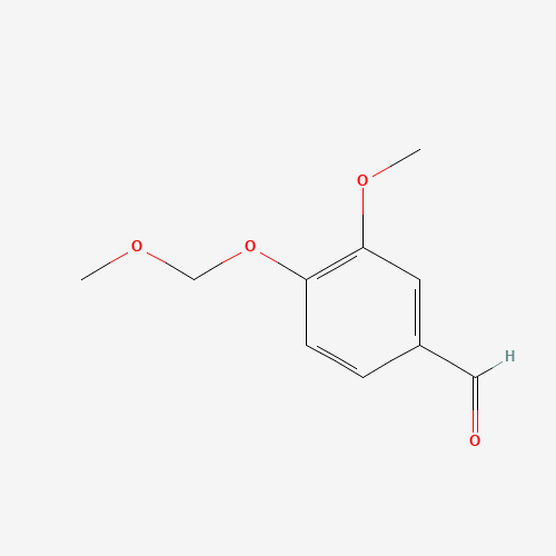 3-methoxy-4-(methoxymethoxy)benzaldehyde (CAS: 5533-00-6) - Chemical Structure and Molecular Formula 