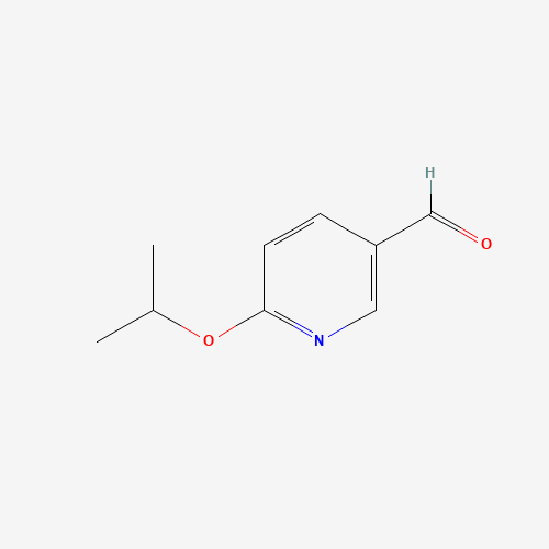 6-propan-2-yloxypyridine-3-carbaldehyde (CAS: 884495-35-6) - Chemical Structure and Molecular Formula 