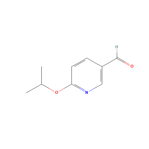 6-propan-2-yloxypyridine-3-carbaldehyde (CAS: 884495-35-6) - Chemical Structure and Molecular Formula 
