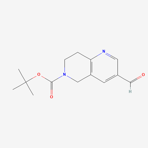 tert-butyl 3-formyl-7,8-dihydro-5H-1,6-naphthyridine-6-carboxylate (CAS: 1196147-67-7) - Related Chemical Product