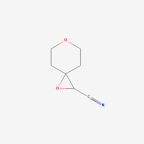 1,6-dioxaspiro[2.5]octane-2-carbonitrile (CAS: 883442-47-5) - Chemical Structure and Molecular Formula 