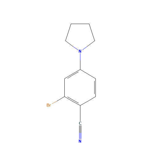 2-bromo-4-pyrrolidin-1-ylbenzonitrile (CAS: 1189353-46-5) - Related Chemical Product