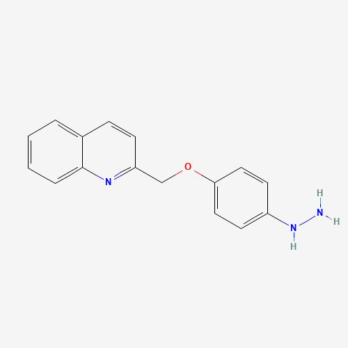 [4-(quinolin-2-ylmethoxy)phenyl]hydrazine (CAS: 136694-19-4) - Related Chemical Product
