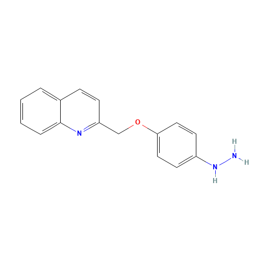[4-(quinolin-2-ylmethoxy)phenyl]hydrazine (CAS: 136694-19-4) - Related Chemical Product