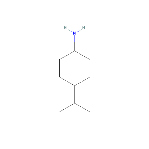 4-propan-2-ylcyclohexan-1-amine (CAS: 52430-81-6) - Chemical Structure and Molecular Formula 