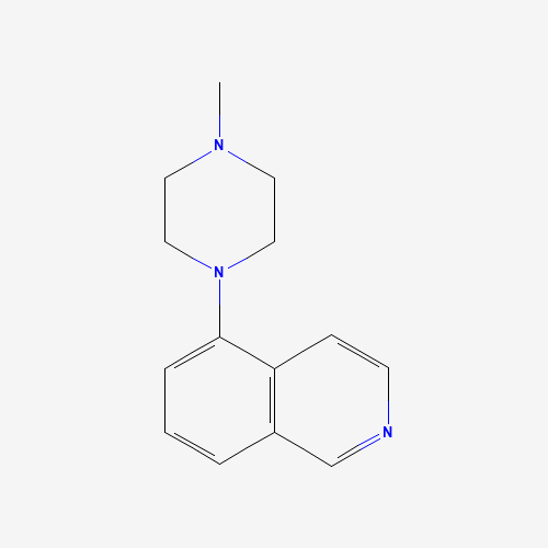 5-(4-methylpiperazin-1-yl)isoquinoline (CAS: 1367739-35-2) - Chemical Structure and Molecular Formula 