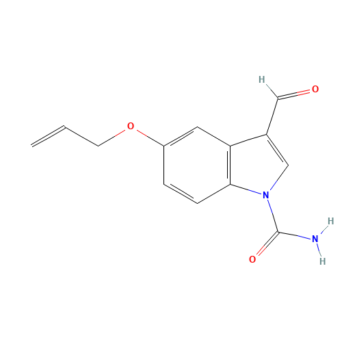 3-formyl-5-prop-2-enoxyindole-1-carboxamide (CAS: 1386456-35-4) - Related Chemical Product