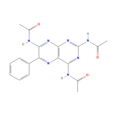 N-(2,7-diacetamido-6-phenylpteridin-4-yl)acetamide (CAS: 392721-60-7) - Related Chemical Product