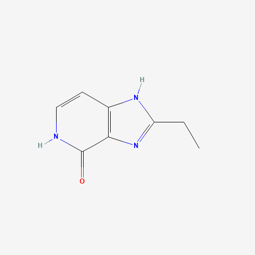 2-ethyl-1,5-dihydroimidazo[4,5-c]pyridin-4-one (CAS: 158939-10-7) - Chemical Structure and Molecular Formula 